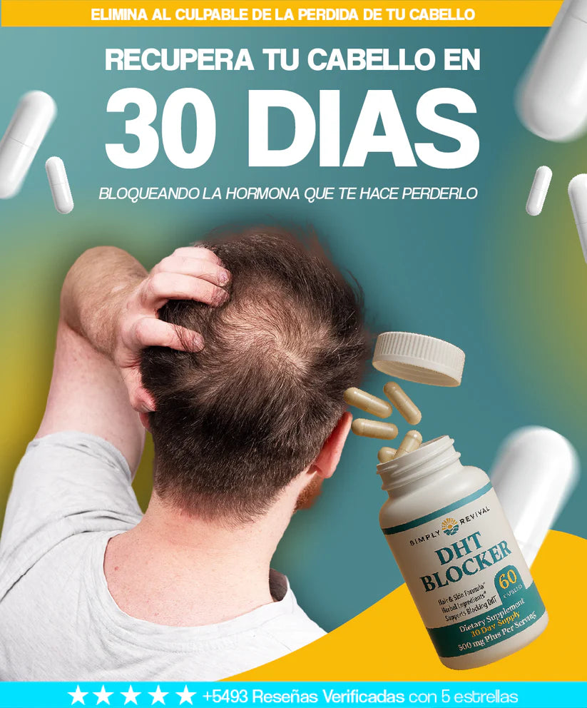 DHT BLOCKER | Adiós a la caída del cabello sin químicos agresivos