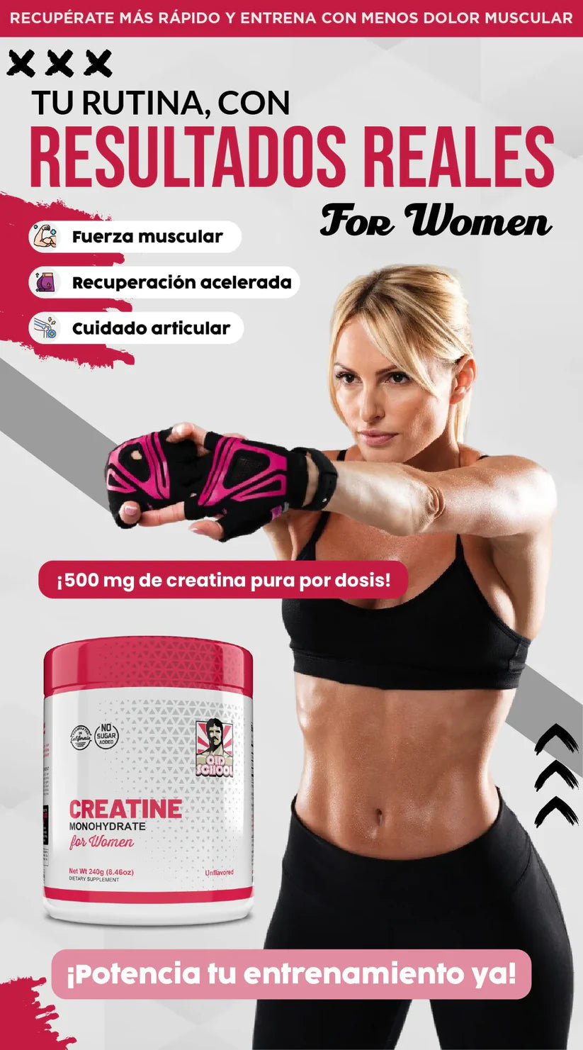 Creatine | Rinde más, recupérate mejor, siéntete increíble.
