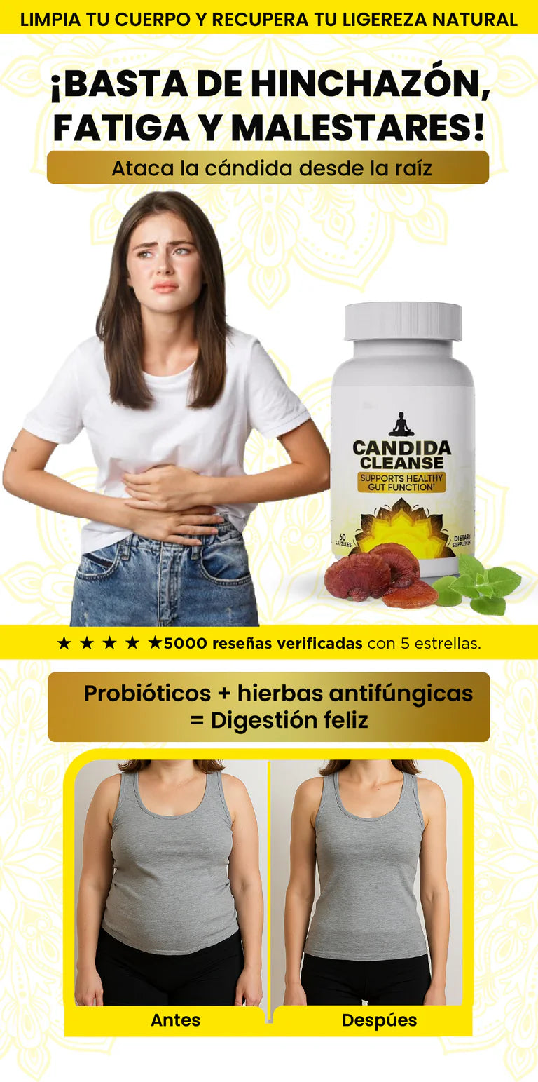 Candida Cleanse| Despídete de la cándida, naturalmente